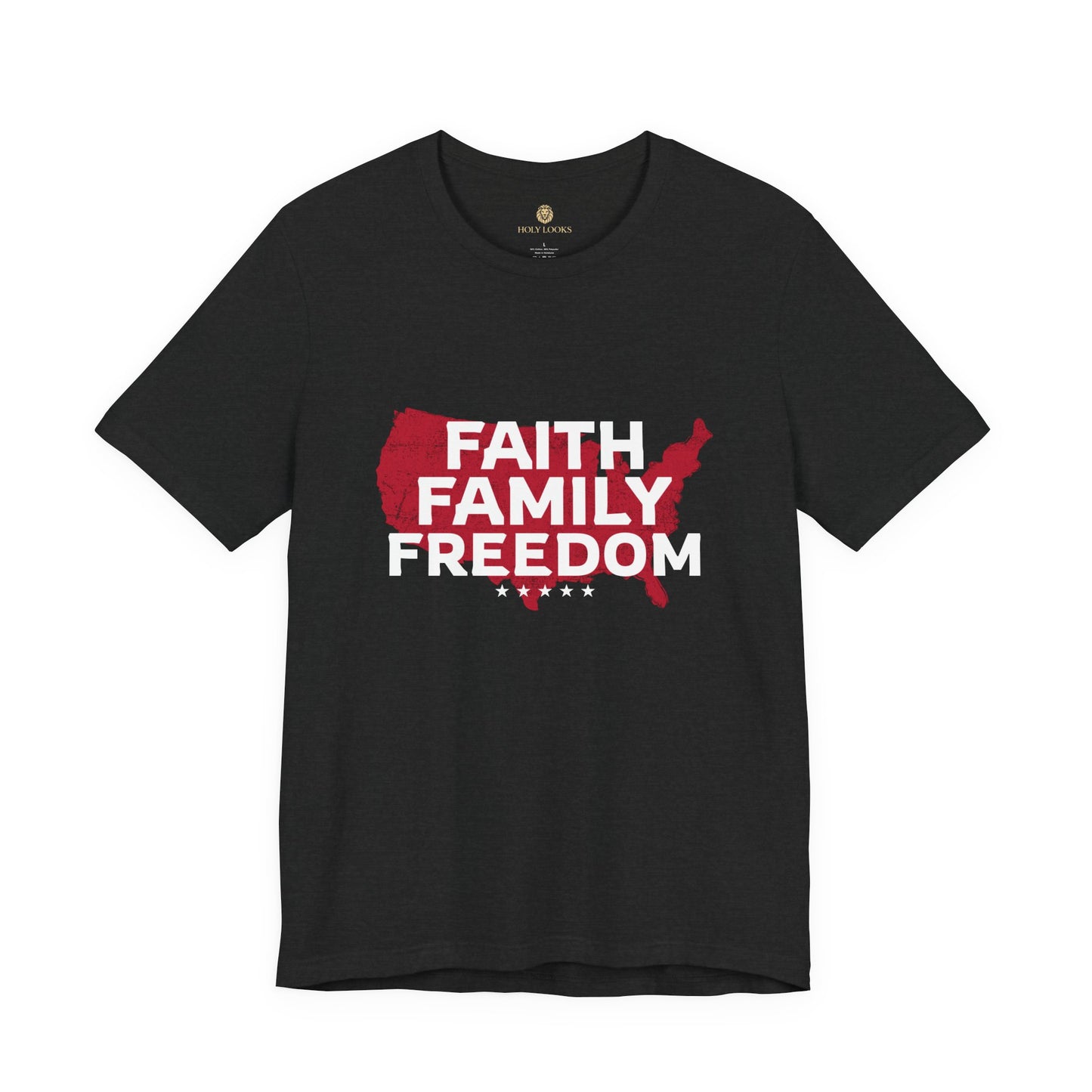 Faith Family Freedom USA Christian Tee