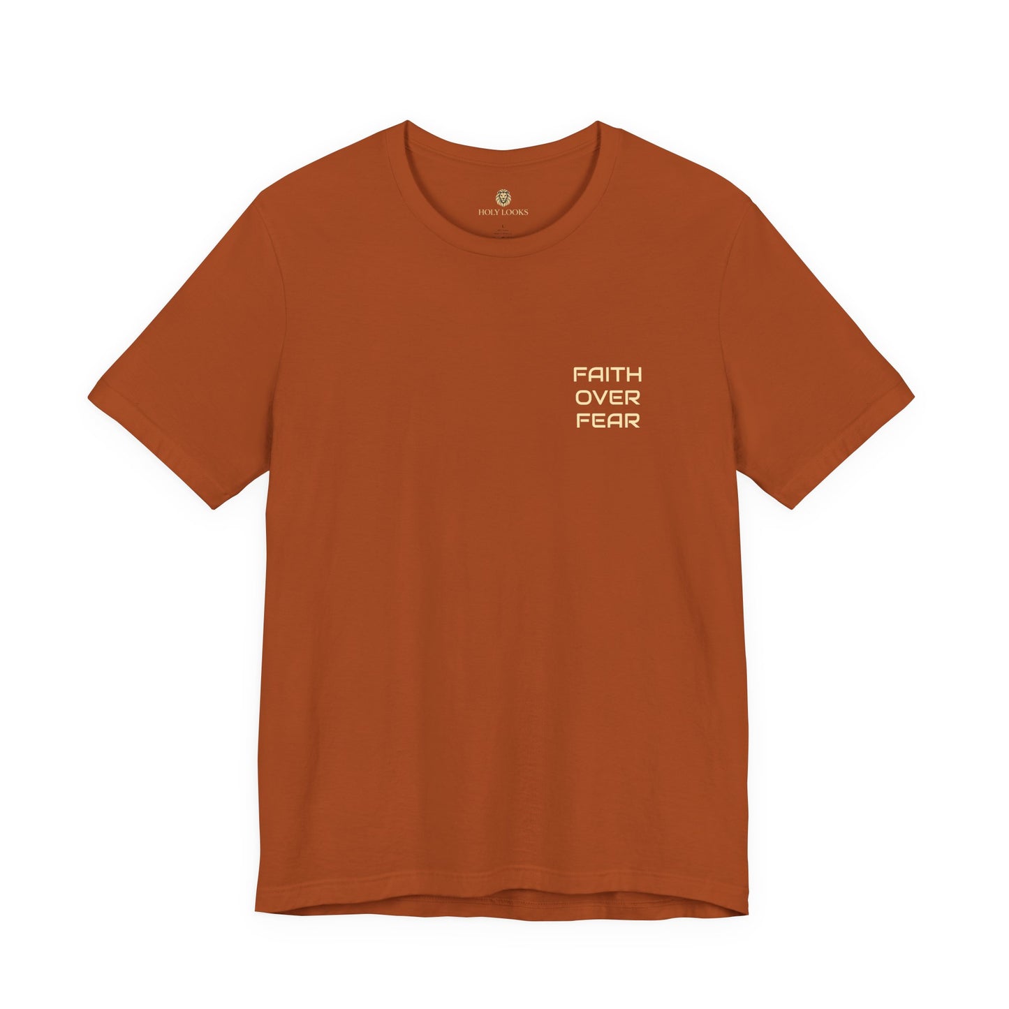 Faith Over Fear Minimalist Christian Shirt