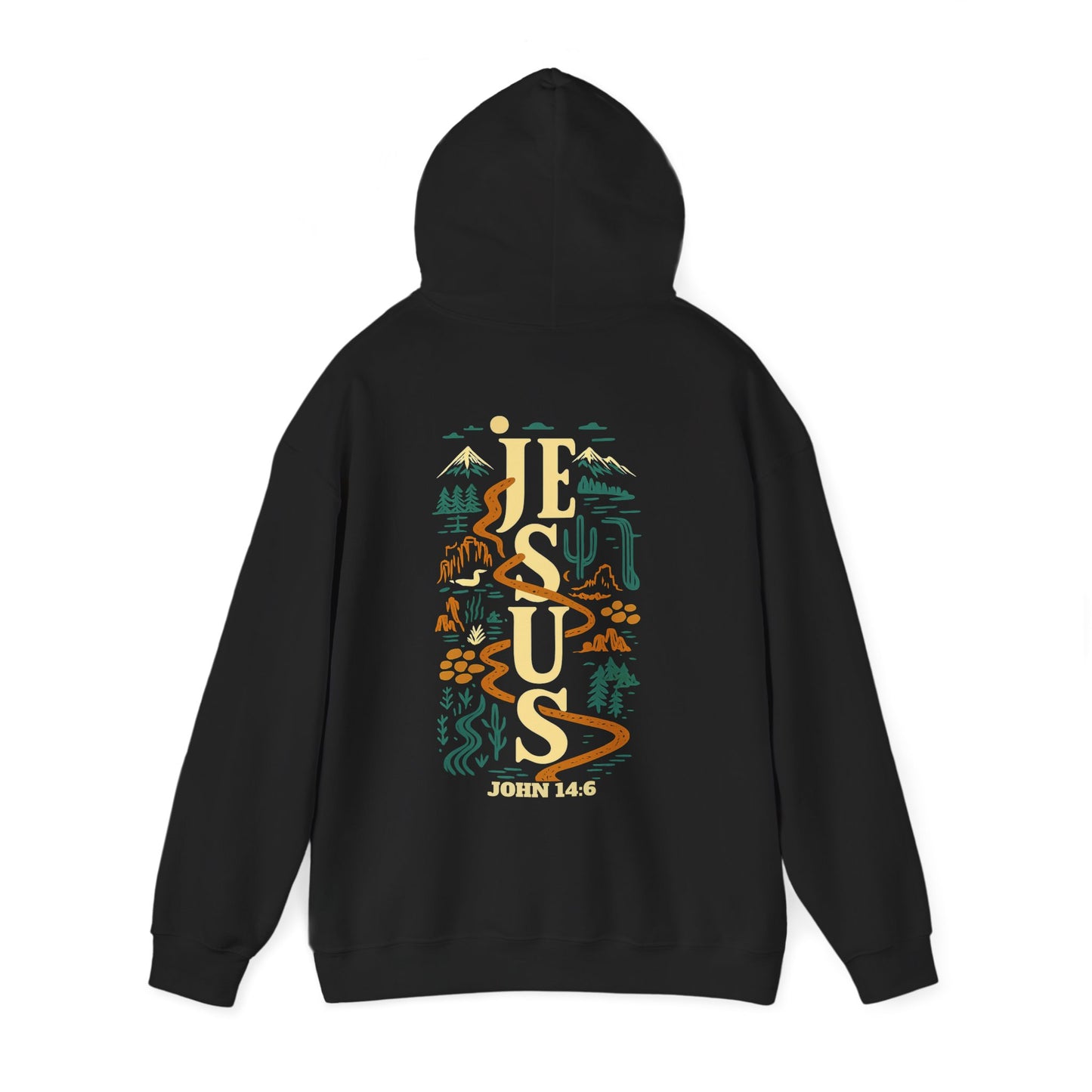 Jesus Is the Way Hoodie – John 14:6 Christian Path