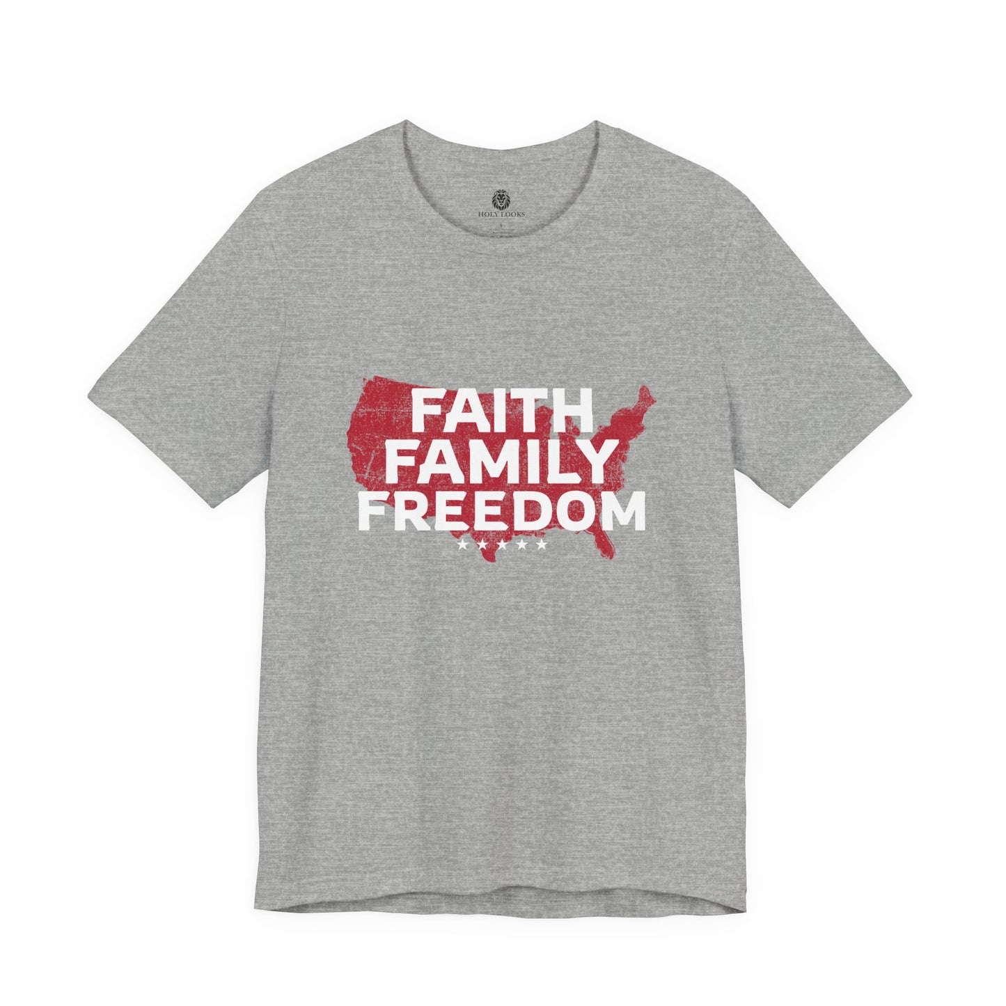 Faith Family Freedom USA Christian Tee
