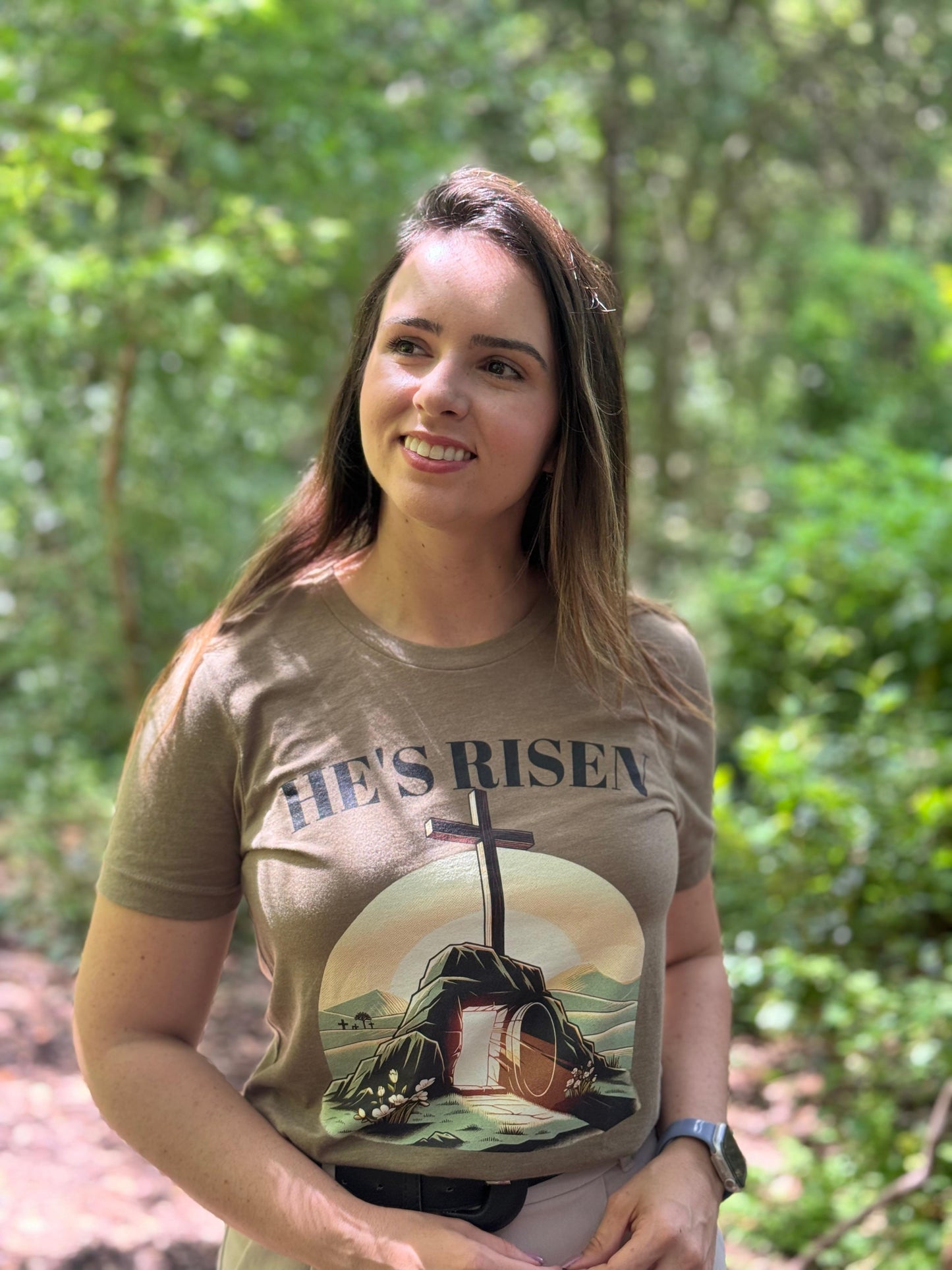 He Is Risen Unisex T-Shirt – Easter Faith Tee