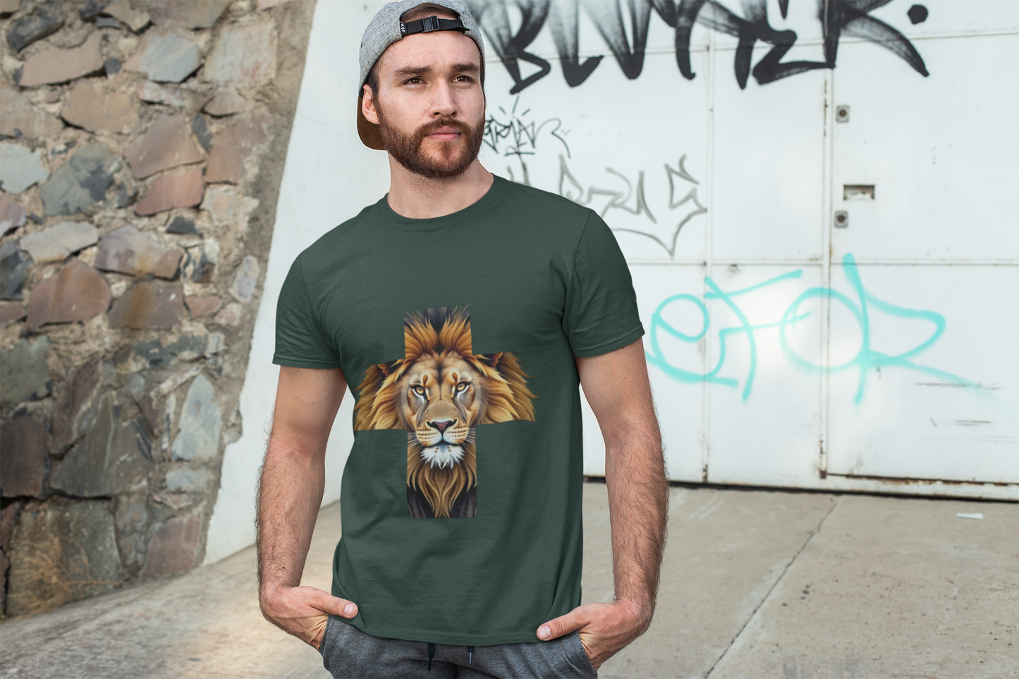 Lion of Judah Cross Unisex T-Shirt
