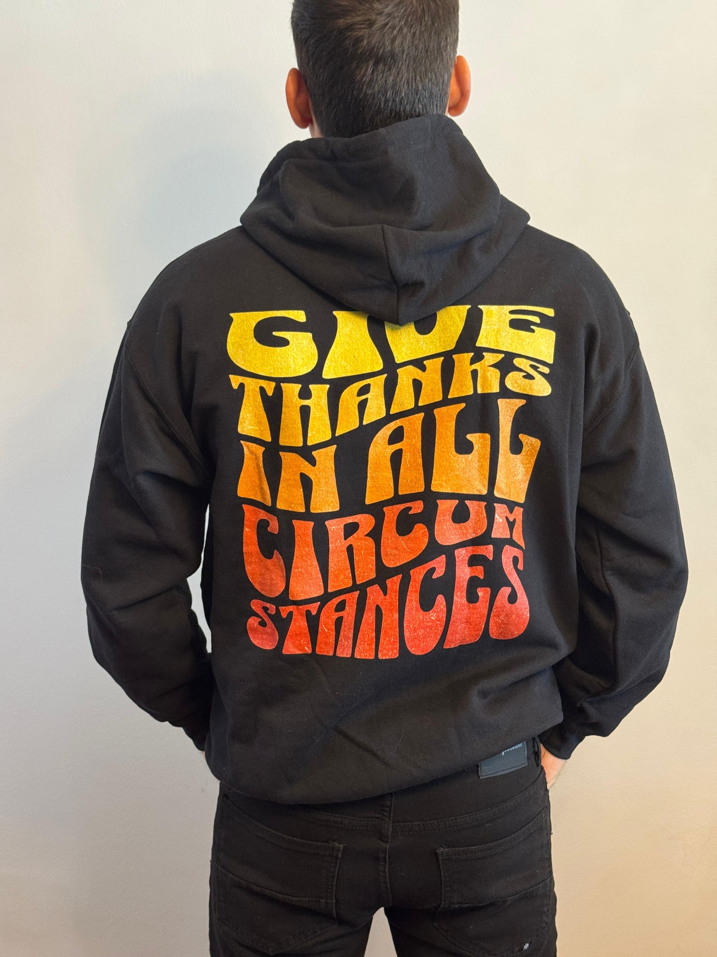 Give Thanks in All Circumstances Fall Hoodie