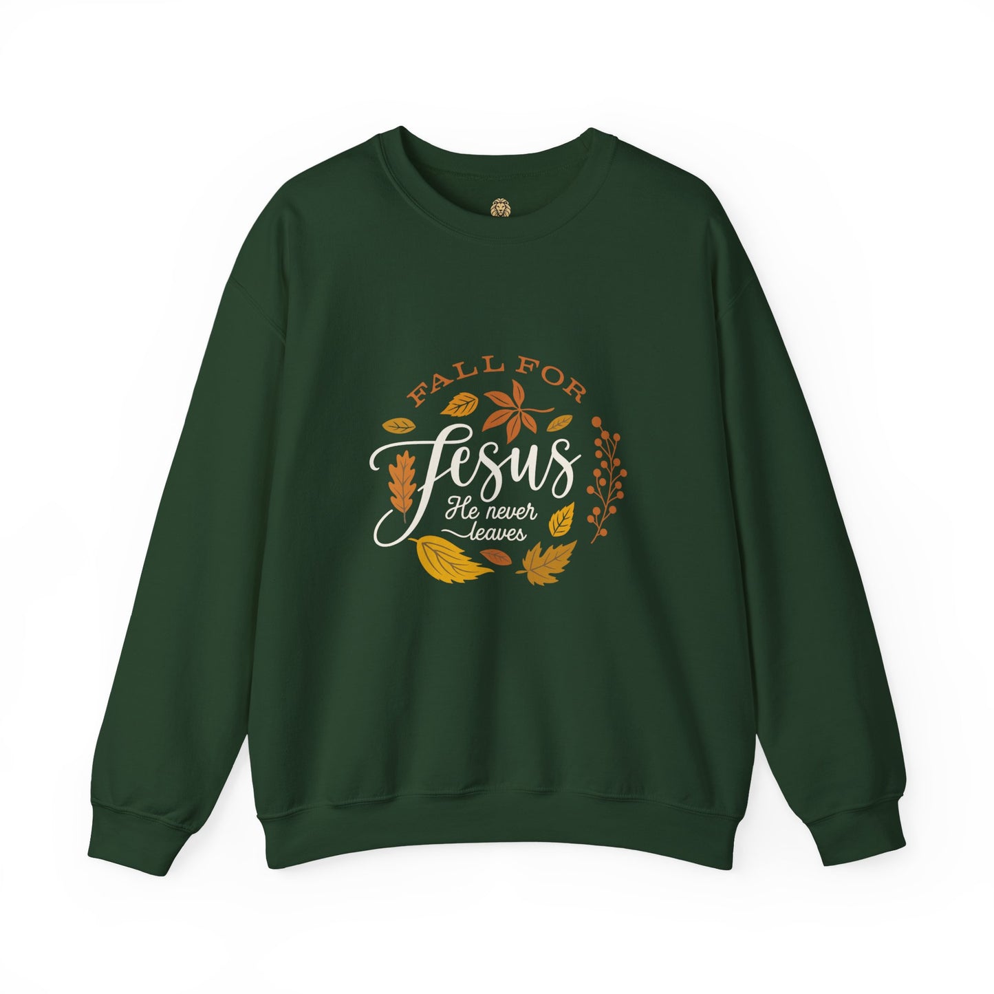 Fall for Jesus Crewneck – Christian Autumn Sweatshirt
