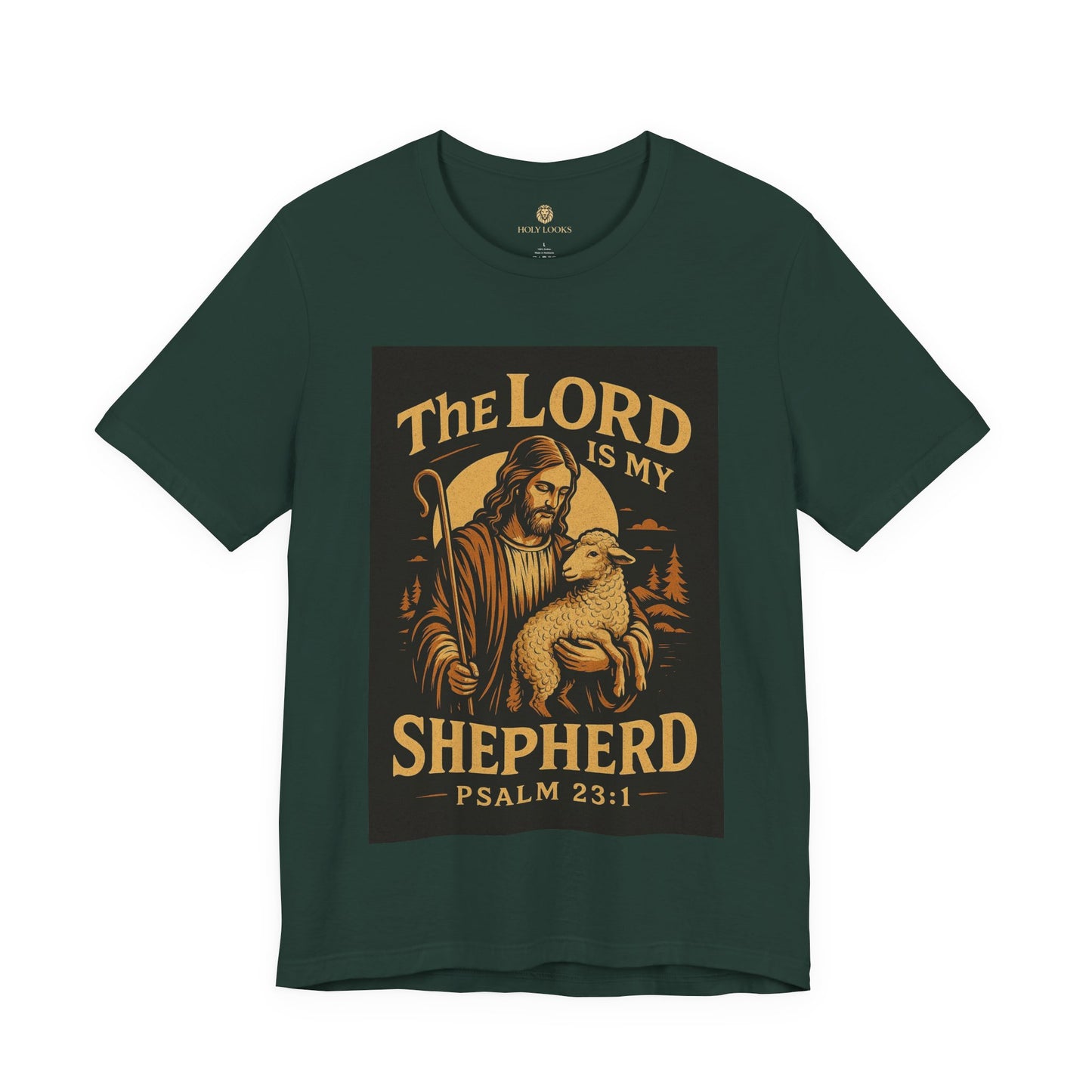The Lord Is My Shepherd Tee – Psalm 23:1 Christian Shirt