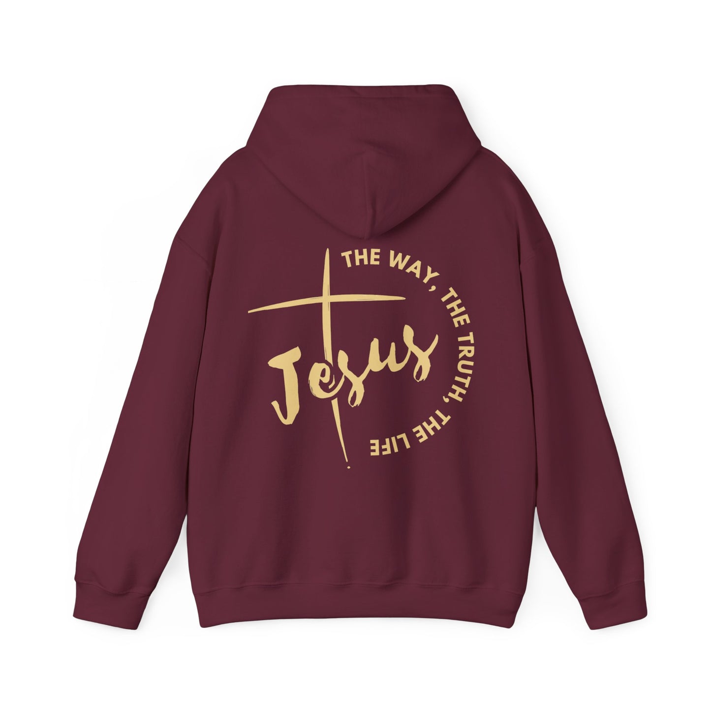 The Way Truth Life Jesus Hoodie | John 14:6 Design