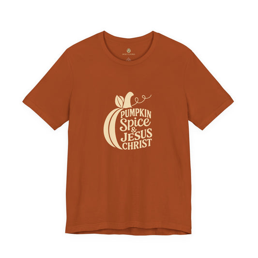 Pumpkin Spice & Jesus Christian Fall Tee