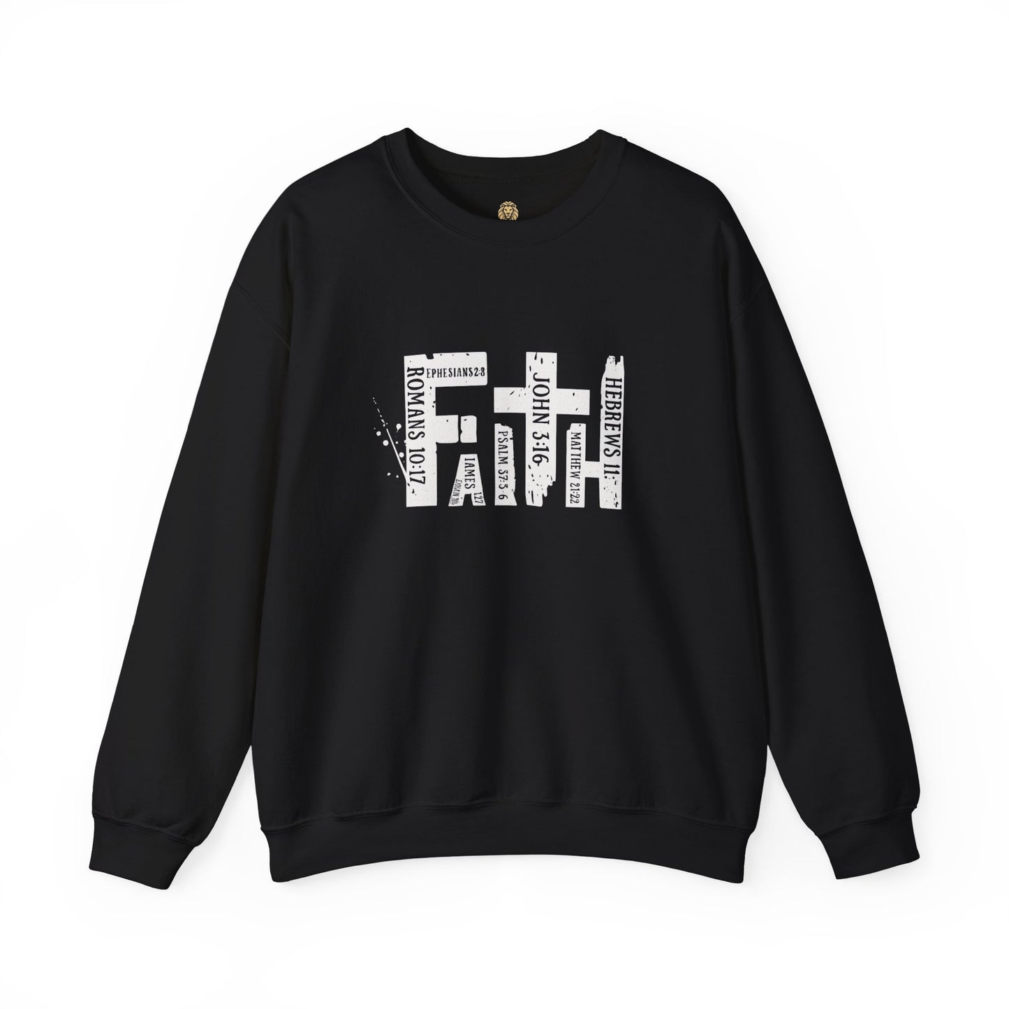 FAITH Bible Verse Crewneck | Scripture Word Art