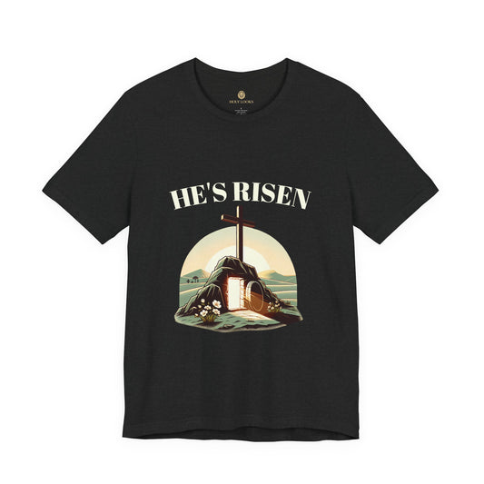 He Is Risen Unisex T-Shirt – Easter Faith Tee