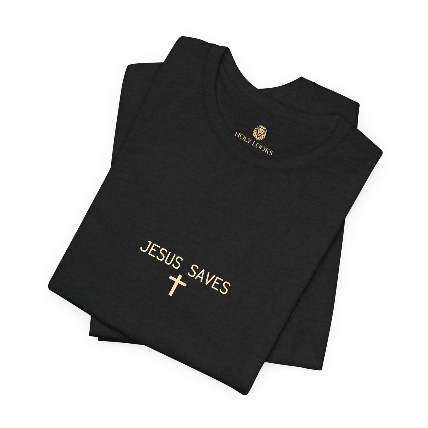 Jesus Saves – Minimalist Christian T-Shirt