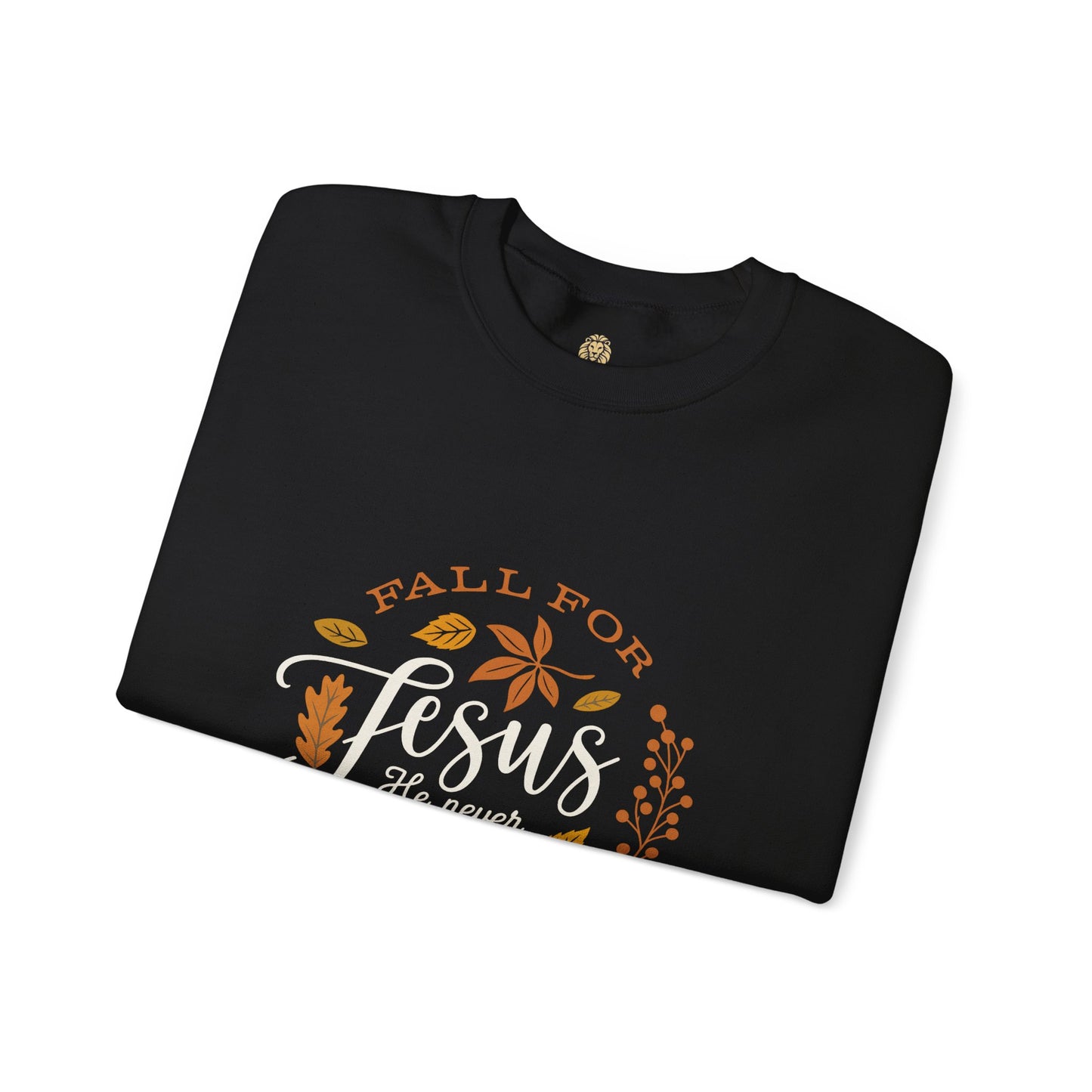 Fall for Jesus Crewneck – Christian Autumn Sweatshirt