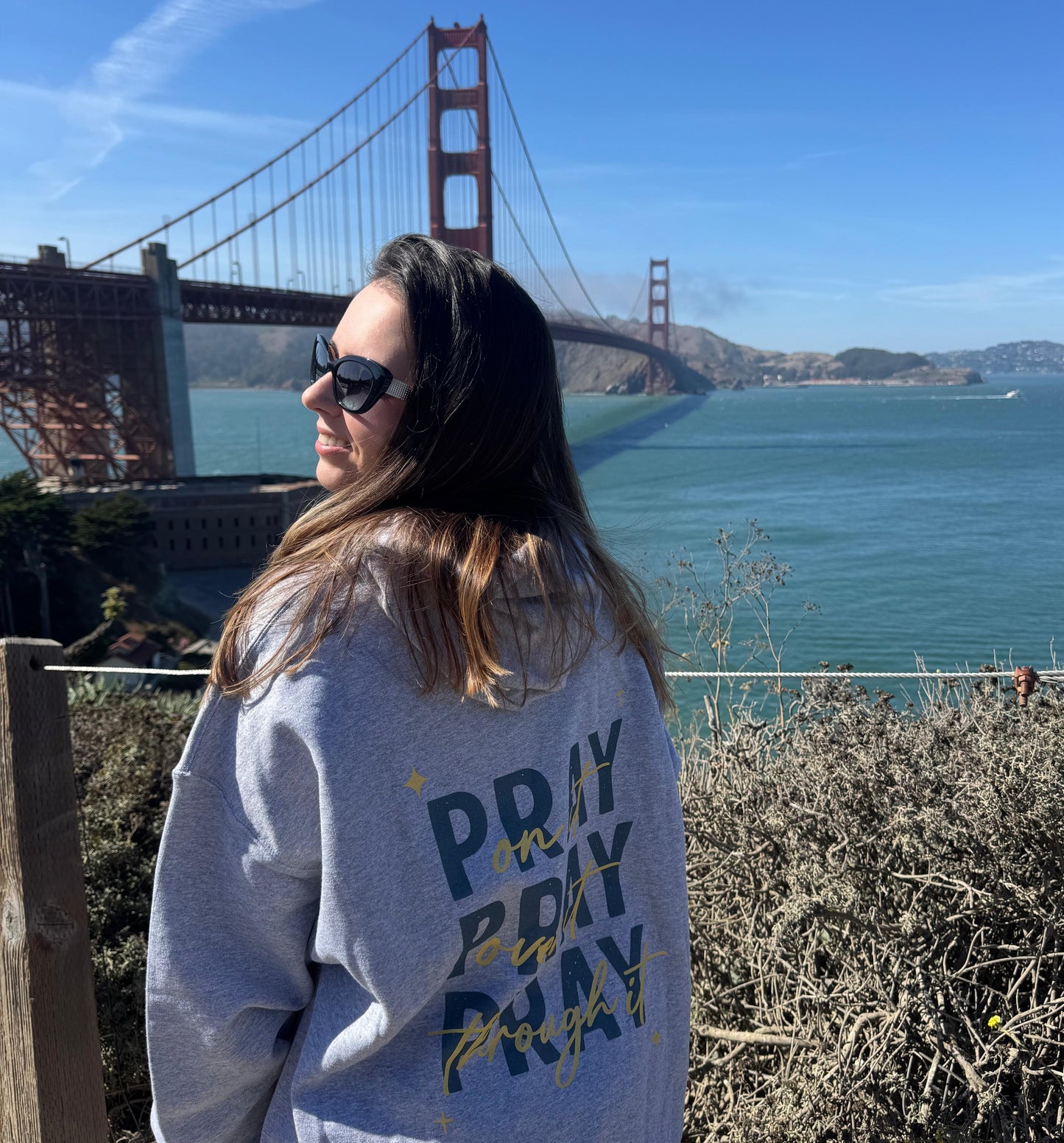 Pray On It Faith Hoodie | Christian Prayer Hoodie