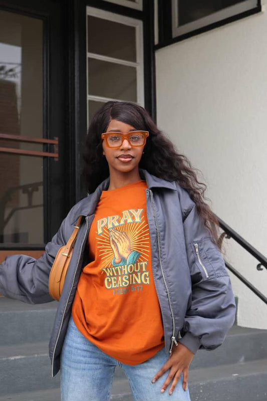 Pray Without Ceasing Tee – 1 Thess. 5:17