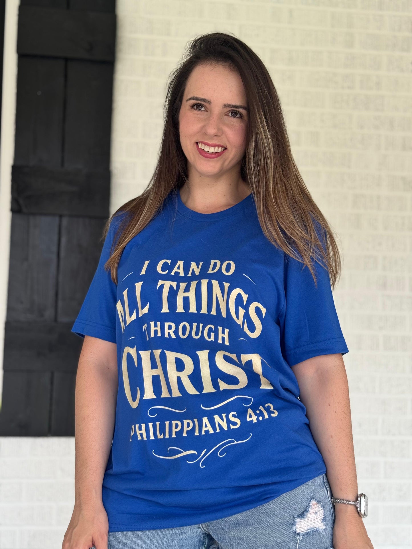 I Can Do All Things Through Christ Tee – Philippians 4:13