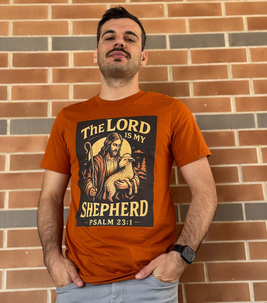The Lord Is My Shepherd Tee – Psalm 23:1 Christian Shirt