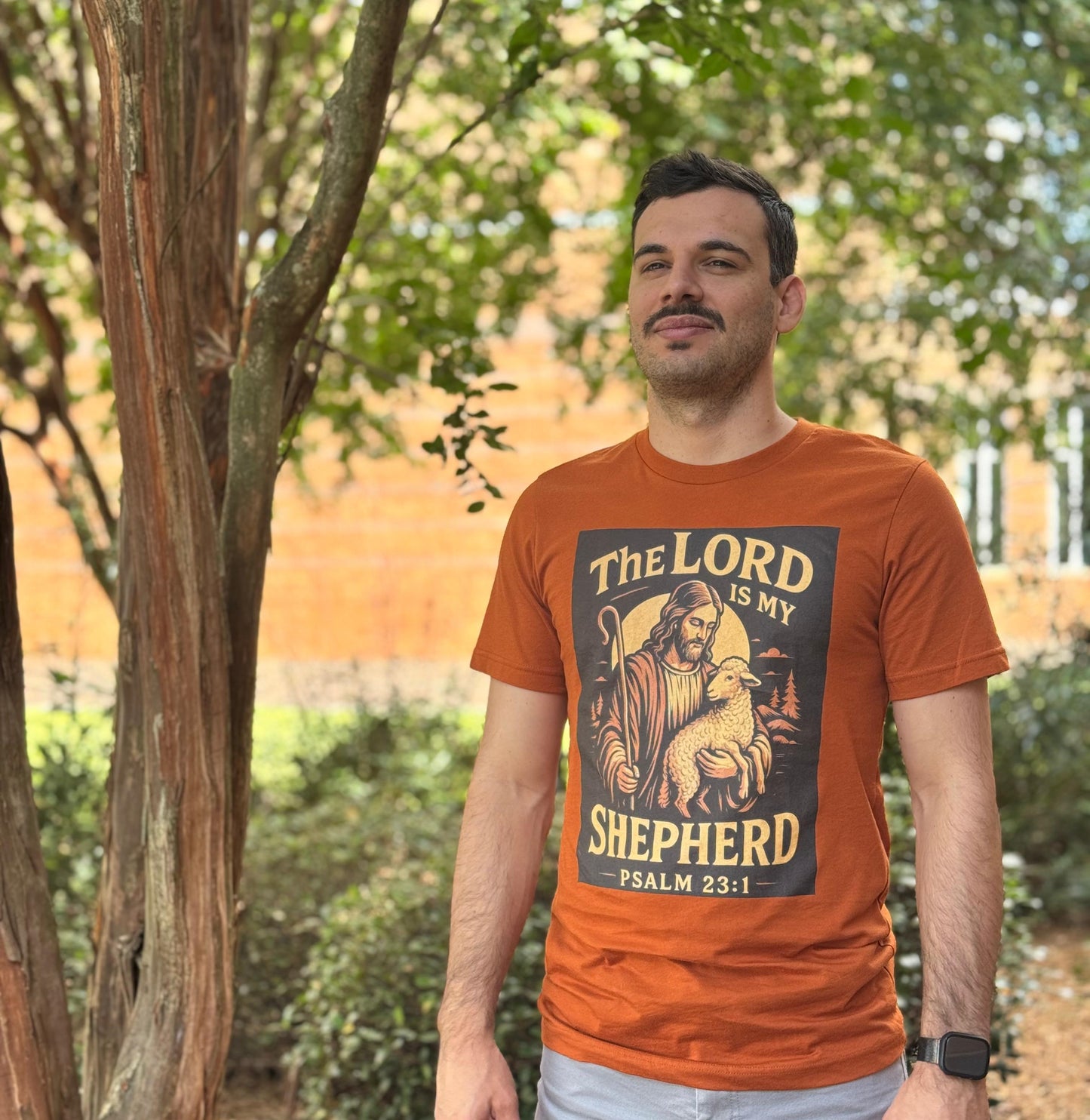 The Lord Is My Shepherd Tee – Psalm 23:1 Christian Shirt