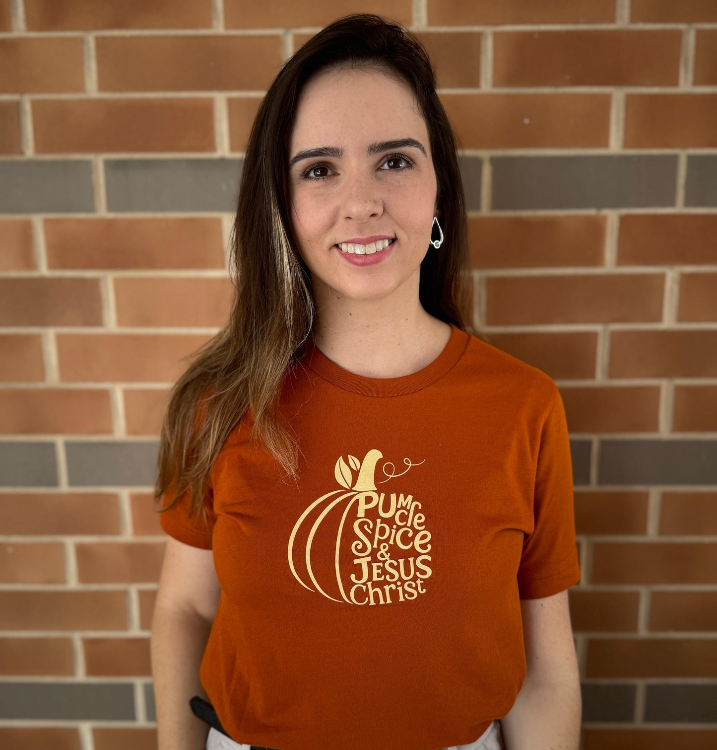 Pumpkin Spice & Jesus Christian Fall Tee