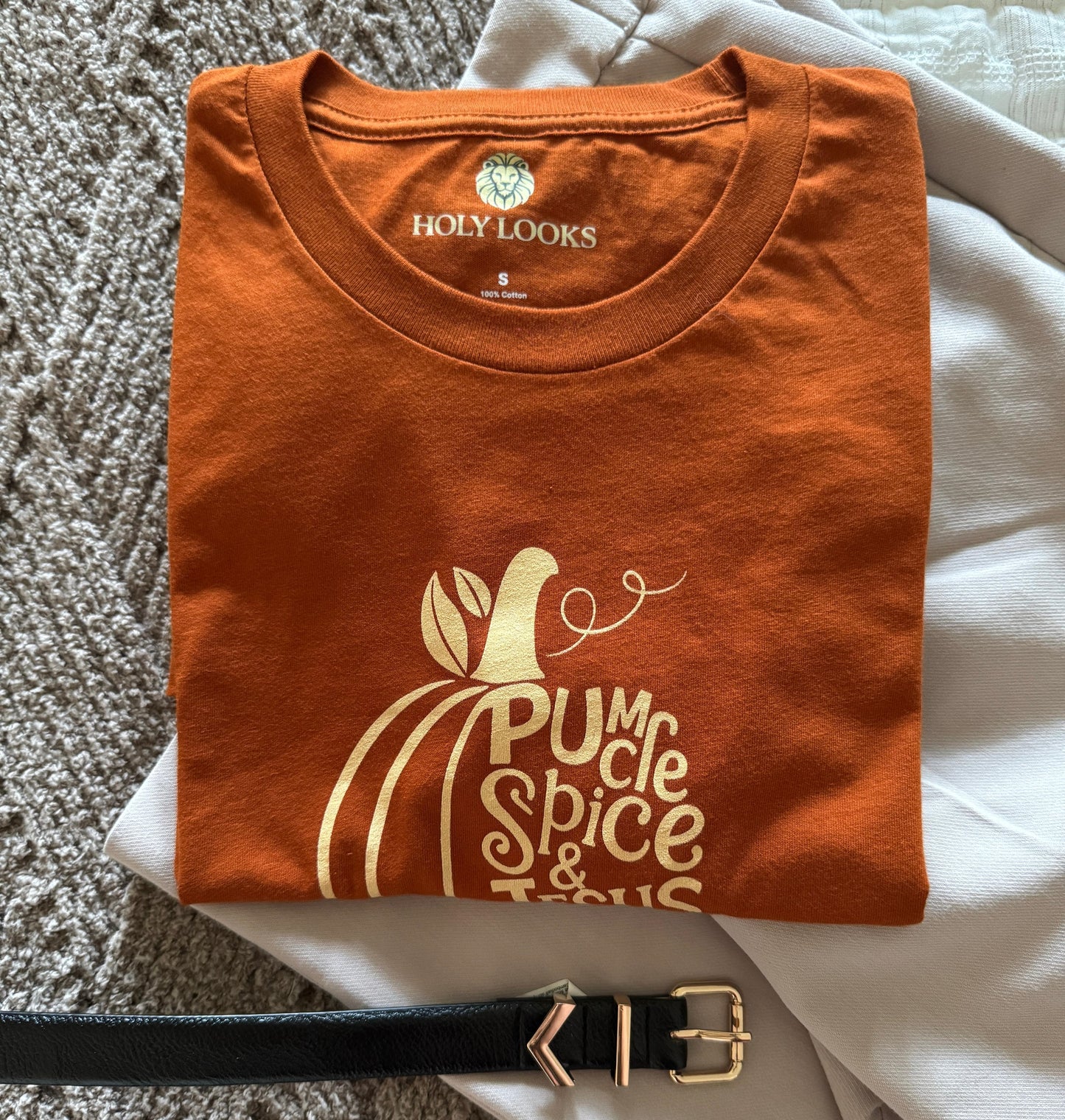 Pumpkin Spice & Jesus Christian Fall Tee