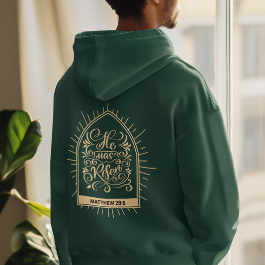He Is Risen Hoodie – Easter Christian Sweatshirt
