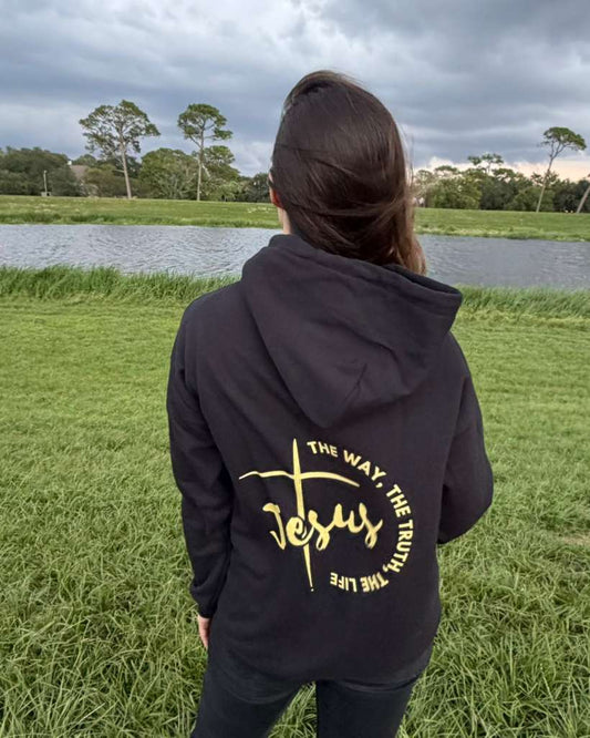 The Way Truth Life Jesus Hoodie | John 14:6 Design