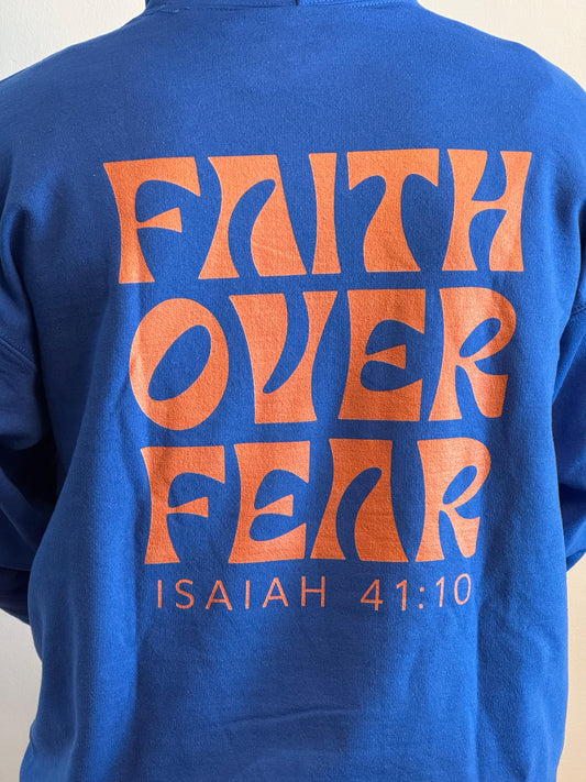Faith Over Fear Hoodie | Bold Christian Statement