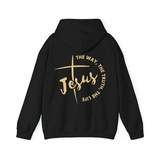 The Way Truth Life Jesus Hoodie | John 14:6 Design