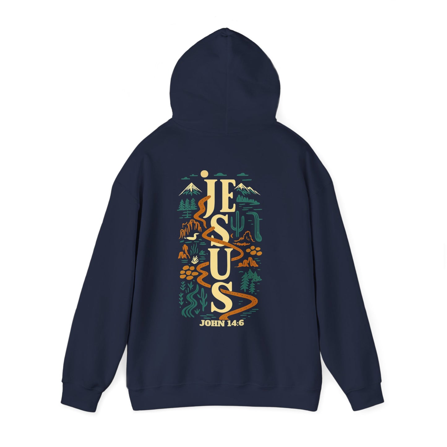 Jesus Is the Way Hoodie – John 14:6 Christian Path