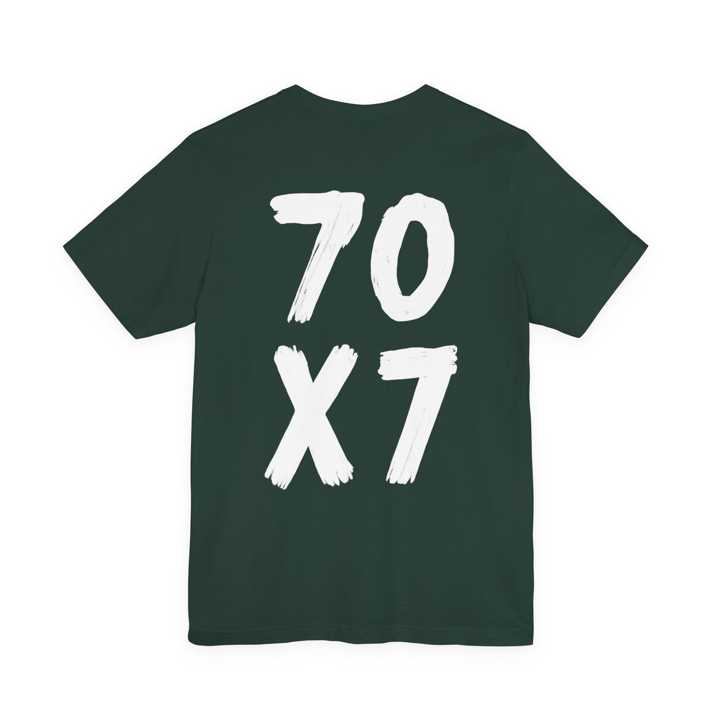 70x7 Forgiveness Tee | Matthew 18:22 Shirt