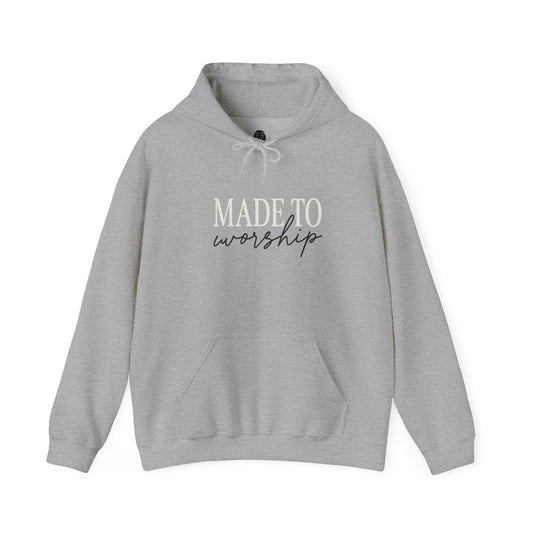 Made to Worship Hoodie | Christian Faith Apparel