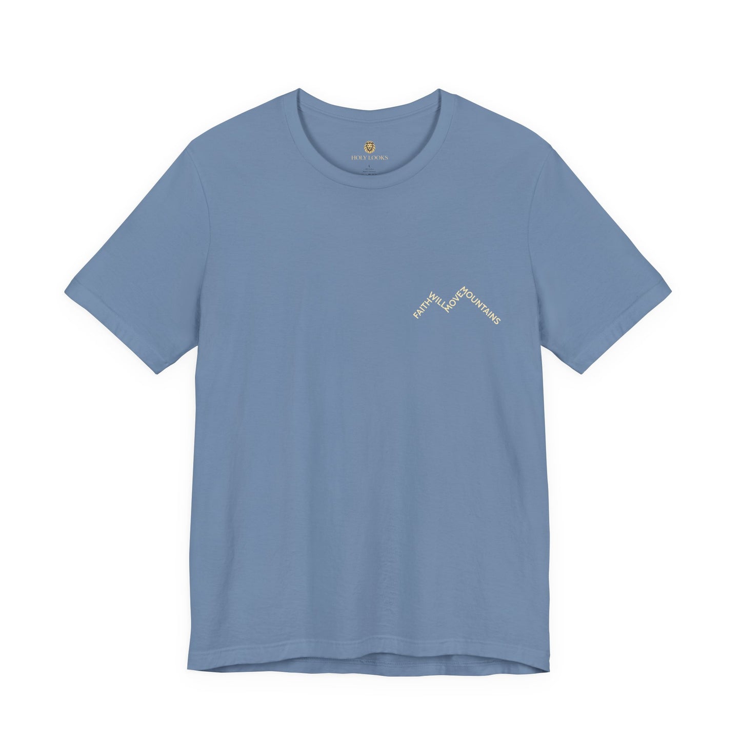 Faith Moves Mountains Minimal Christian Tee