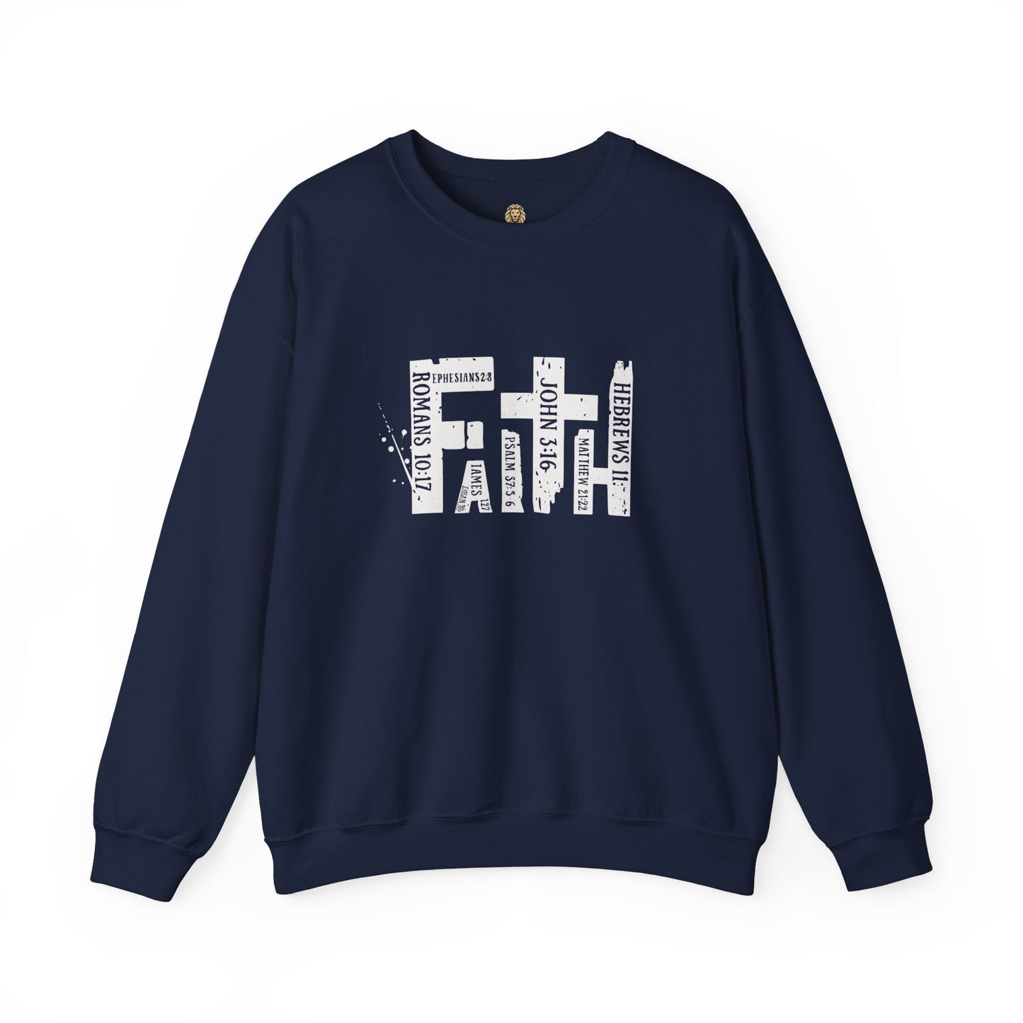 FAITH Bible Verse Crewneck | Scripture Word Art